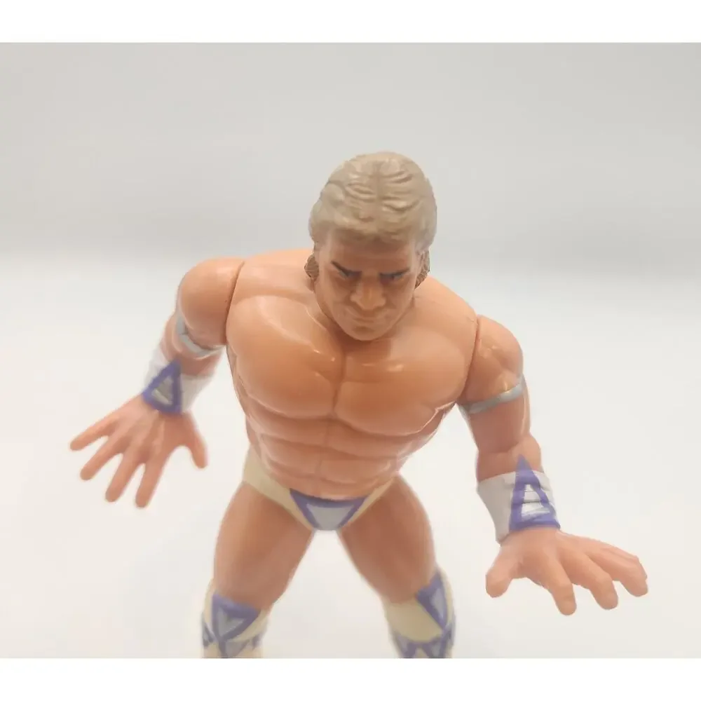 WWF Hasbro Titan Series 8 Lex Luger Wrestling Action Figure 1991 with Belt